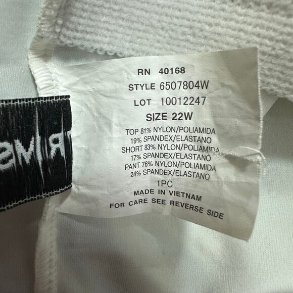 Trimshaper Swimsuit Womens 22W Polka Dot Farrah Romper One Piece Shorts Black‎ - Picture 5 of 6